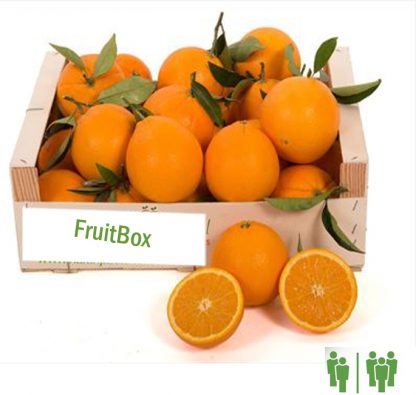 Caja de naranjas online mesa